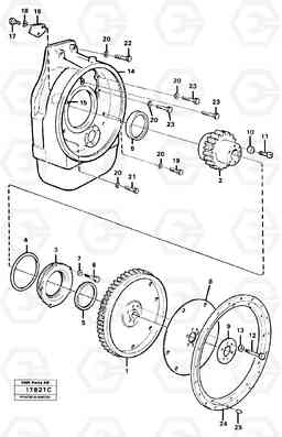 5001 Pump drive with fitting parts A25 VOLVO BM VOLVO BM A25, Volvo Construction Equipment