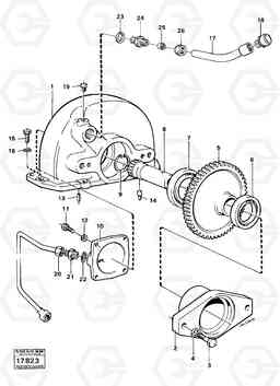 1175 Pump drive 5350B Volvo BM 5350B SER NO 2229 - 3999, Volvo Construction Equipment