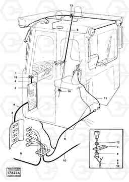 29058 Electrical system cab 4600B 4600B, Volvo Construction Equipment