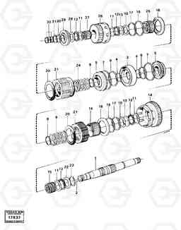 15650 Hydraulic clutch 3rd / 4th speeds. L160 VOLVO BM L160, Volvo Construction Equipment