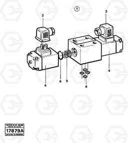 16105 Magnet valve L160 VOLVO BM L160, Volvo Construction Equipment