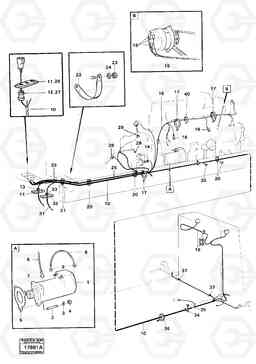 528 Electric system rear 4600B 4600B, Volvo Construction Equipment