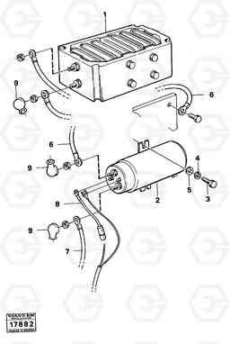 32289 Starter element with fitting parts. 4600B 4600B, Volvo Construction Equipment