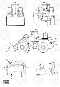 27898 Sign plates and decals 4600B 4600B, Volvo Construction Equipment