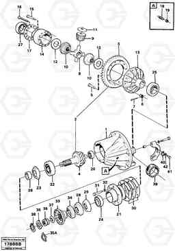 62121 Final drive. L160 VOLVO BM L160, Volvo Construction Equipment