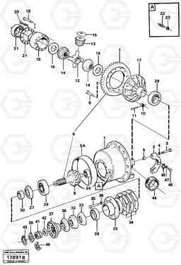 62122 Final drive. L160 VOLVO BM L160, Volvo Construction Equipment