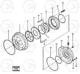 20284 Parking brake 4600B 4600B, Volvo Construction Equipment