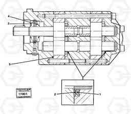 15470 Gear pump L160 VOLVO BM L160, Volvo Construction Equipment