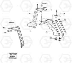 27201 Mudguard 98466, 99312 4300 4300, Volvo Construction Equipment