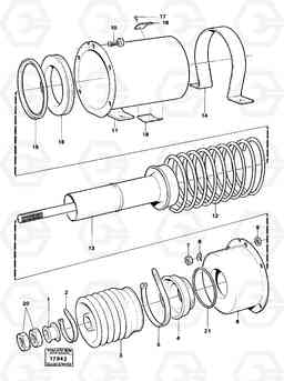 17531 Brake cylinder 4400 4400, Volvo Construction Equipment