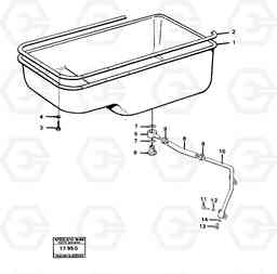 83310 Oil sump 4300B 4300B, Volvo Construction Equipment