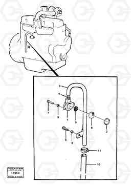 76294 Crankcase ventilation 4300B 4300B, Volvo Construction Equipment