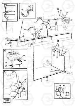 9402 Electric system rear 4300B 4300B, Volvo Construction Equipment