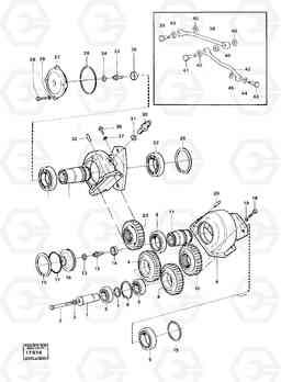 92201 Charging oil-pump drive (ht 130) Ht 1907- 4500 4500, Volvo Construction Equipment