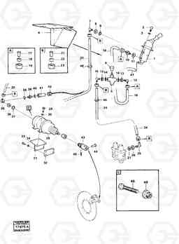 34479 Parking brake pneumatic system 90204 4500 4500, Volvo Construction Equipment