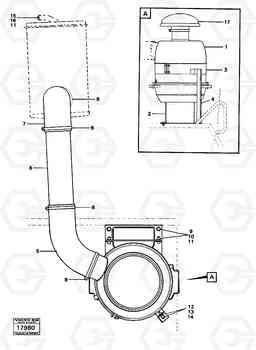 9974 Air cleaner 99818 4500 4500, Volvo Construction Equipment