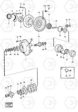 96023 Final drive, rear prod nr 23533 4200B 4200B, Volvo Construction Equipment