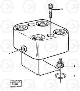 18701 Valve body 4300B 4300B, Volvo Construction Equipment