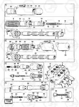 91986 Control valve tillv nr 5596-5695, 5731- 4400 4400, Volvo Construction Equipment