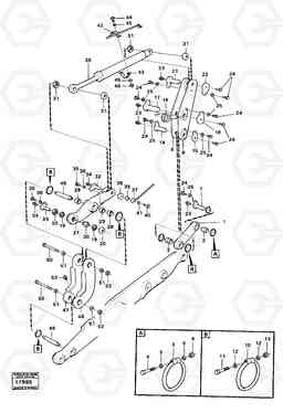 40370 Links with fitting parts. 4200B 4200B, Volvo Construction Equipment