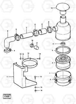 68018 Oil-bath filter. 4200B 4200B, Volvo Construction Equipment