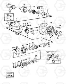 17925 Final drive 5350B Volvo BM 5350B SER NO 2229 - 3999, Volvo Construction Equipment