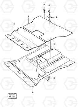 12404 Floor 5350B Volvo BM 5350B SER NO 2229 - 3999, Volvo Construction Equipment