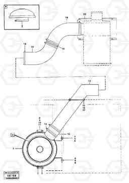 31056 Oil-bath filter. L160 VOLVO BM L160, Volvo Construction Equipment