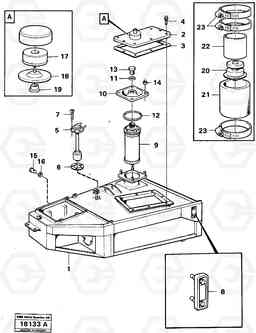 76569 Hydraulic tank A25 VOLVO BM VOLVO BM A25, Volvo Construction Equipment