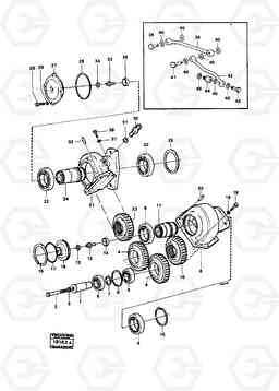 536 Charging oil-pump drive ht 5321- 4400 4400, Volvo Construction Equipment