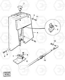 18817 Tipping control. 5350B Volvo BM 5350B SER NO 2229 - 3999, Volvo Construction Equipment