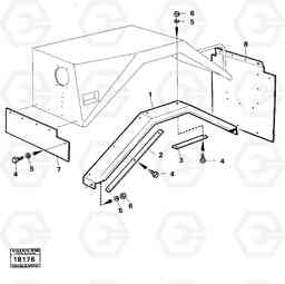 41214 Broader mudguards 90018  2,7 m Std Usa A25 VOLVO BM VOLVO BM A25, Volvo Construction Equipment