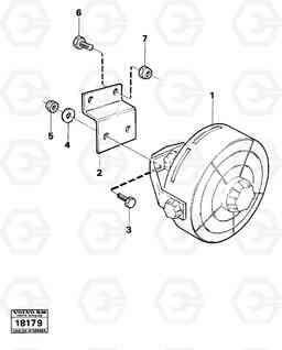 16339 Fan 4600B 4600B, Volvo Construction Equipment