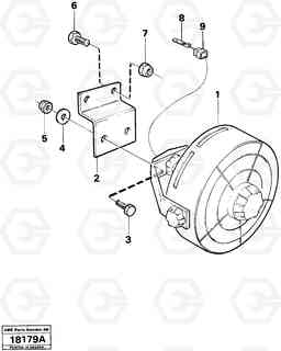 15636 Fan L160 VOLVO BM L160, Volvo Construction Equipment