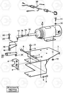 16350 Automatic stop. L70 L70 S/N -7400/ -60500 USA, Volvo Construction Equipment