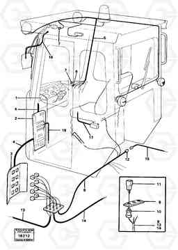 24370 Electrical system cab 4300B 4300B, Volvo Construction Equipment