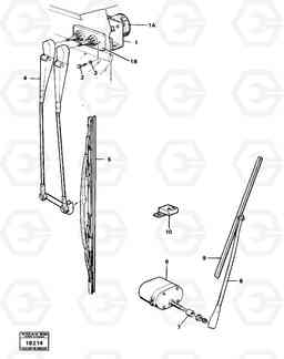 24366 Windshield wiper 4300B 4300B, Volvo Construction Equipment