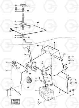 16398 Control, 5:th, 6:th hydraulfunct. 4200B 4200B, Volvo Construction Equipment