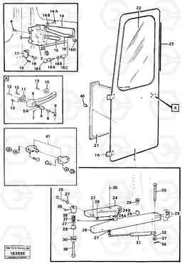 51301 Door L120 Volvo BM L120, Volvo Construction Equipment