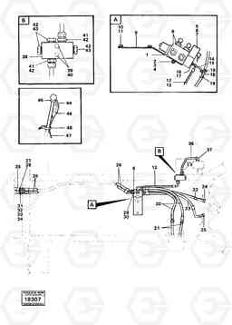 94438 Hydraulic equipment, rear. 4200B 4200B, Volvo Construction Equipment