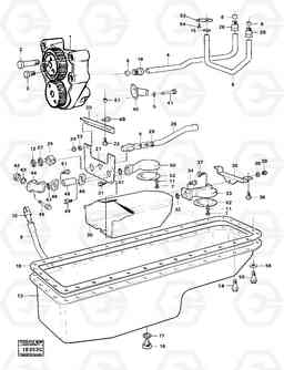 101913 Lubricating system. 5350B Volvo BM 5350B SER NO 2229 - 3999, Volvo Construction Equipment