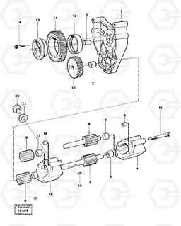 99809 Oil pump A25 VOLVO BM VOLVO BM A25, Volvo Construction Equipment