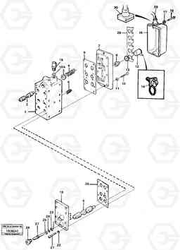 91672 Range selector valve L120 Volvo BM L120, Volvo Construction Equipment