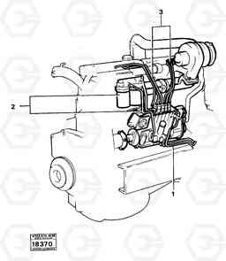 18857 Fuel system. 5350B Volvo BM 5350B SER NO 2229 - 3999, Volvo Construction Equipment