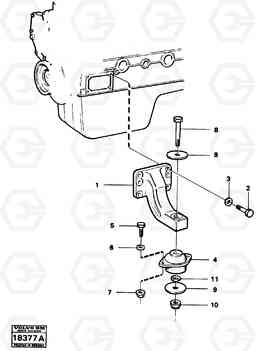 25713 Engine mounting L90 L90, Volvo Construction Equipment