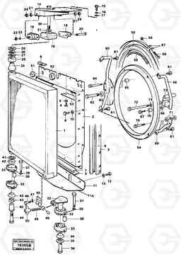 63611 Radiator L90 L90, Volvo Construction Equipment