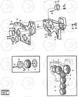 14236 Timing gear casing L90 L90, Volvo Construction Equipment