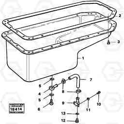 78078 Oil sump L90 L90, Volvo Construction Equipment