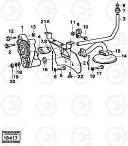 101916 Lubricating oil system L90 L90, Volvo Construction Equipment