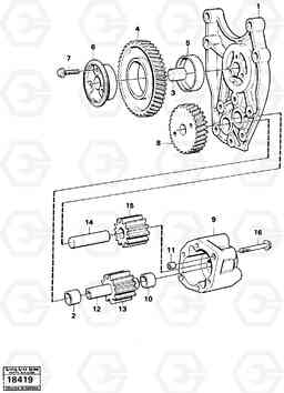 99798 Oil pump L90 L90, Volvo Construction Equipment